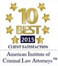 10 Best 2017 Client Satisfaction American Institute Of Criminal Law Attorneys